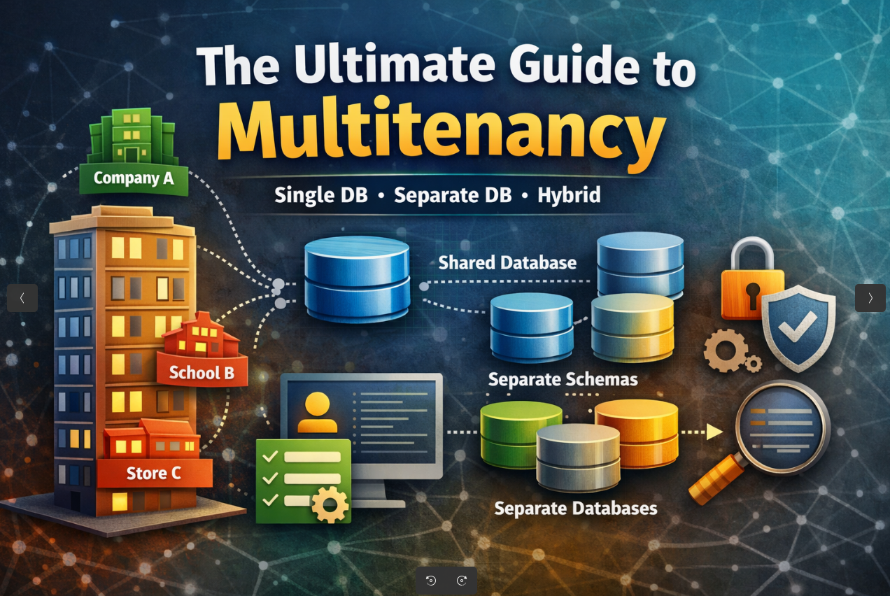 Multitenancy in Web Architecture: Your Ultimate Guide (Single vs Multi Database and Everything In Between)